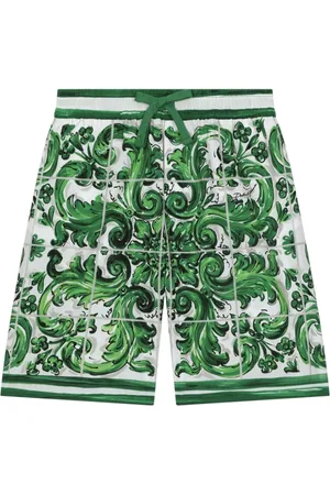 Dolce & Gabbana Shorts con stampa maioliche