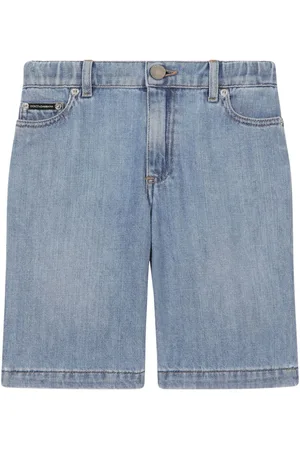 Dolce & Gabbana Shorts denim con applicazione
