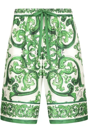 Dolce & Gabbana Shorts con stampa maioliche