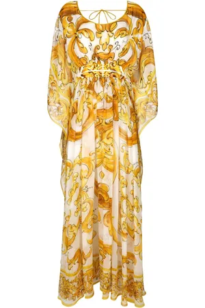 Dolce & Gabbana Abito con stampa maioliche