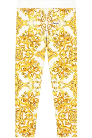 Dolce & Gabbana Leggings con stampa Maiolica
