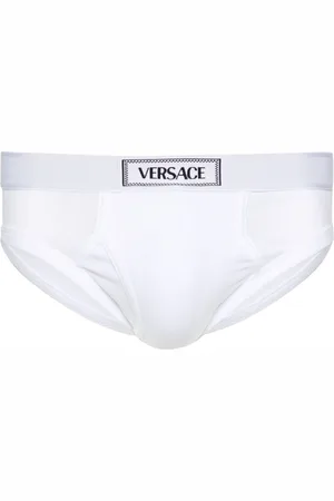 VERSACE Slip con logo anni 