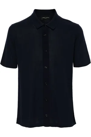 Roberto Collina Polo a maglia fine
