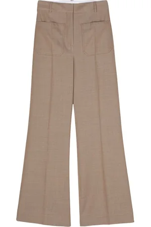 Victoria Beckham Pantaloni Alina svasati a vita alta