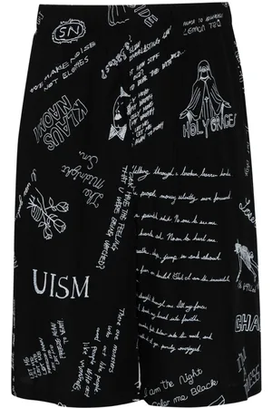 UNDERCOVER Shorts con stampa grafica