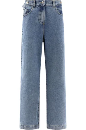 The Attico Jeans dritti con ricamo