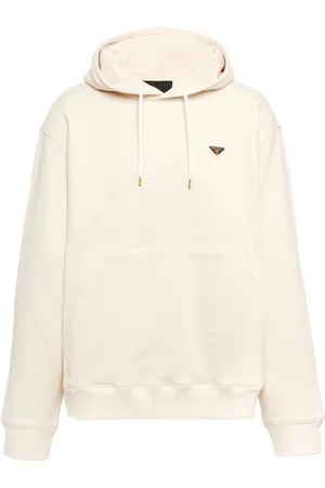 Prada Felpa con cappuccio con logo triangolare