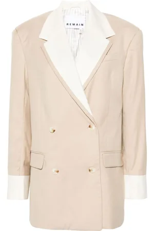REMAIN Blazer doppiopetto bicolore