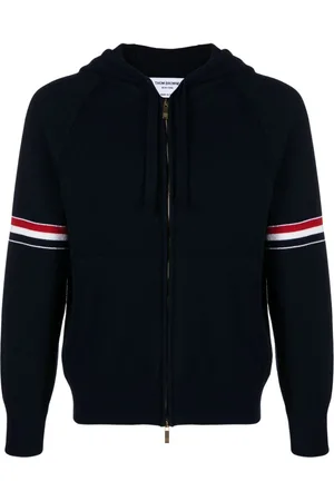 Thom Browne Felpa RWB con cappuccio