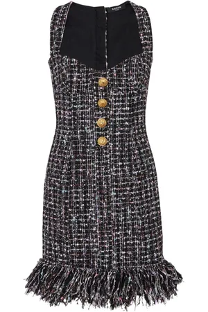 Balmain Abito corto con bottoni