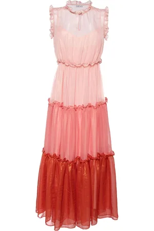 Baruni Abito Davina midi con ruches