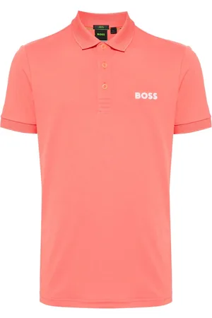 HUGO BOSS Polo a maniche corte con applicazione