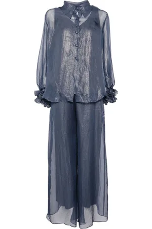 Baruni Pantaloni Ashtar in chiffon