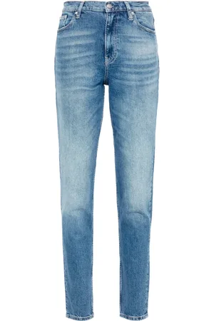 Calvin Klein Jeans affusolati a vita alta