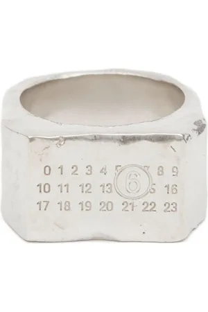 Maison Margiela Anello con numeri geometrici