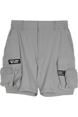 Izzue Cargo corti ripstop con placca logo