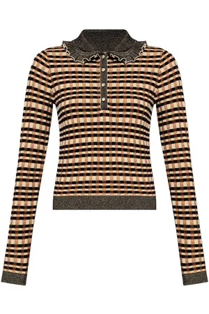 ULLA JOHNSON Maglione Kita a quadri