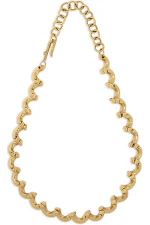 ULLA JOHNSON Collana Wave in ottone