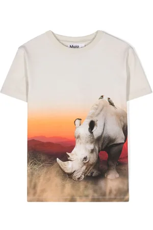 Molo T-shirt Roxo con stampa
