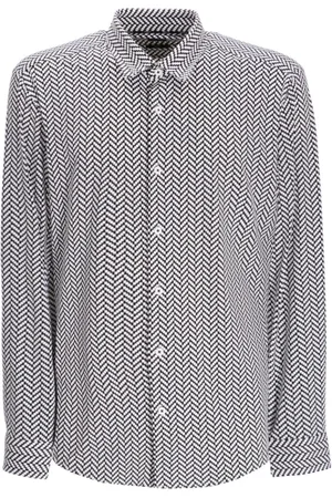 HUGO BOSS Camicia con stampa geometrica