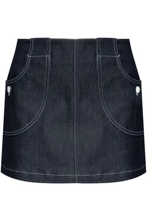 A.P.C. Minigonna denim con dettaglio cuciture