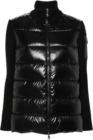 Moncler Piumino con inserti in maglia