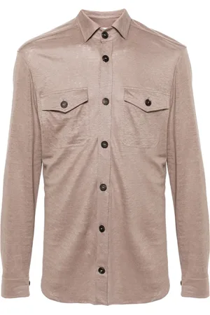 Cruciani Camicia leggera con trama armatura