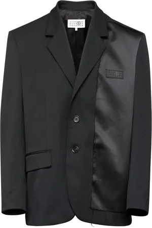Maison Margiela Blazer monopetto con applicazione