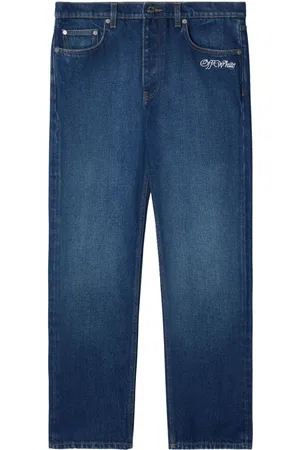 OFF-WHITE Jeans affusolati Script