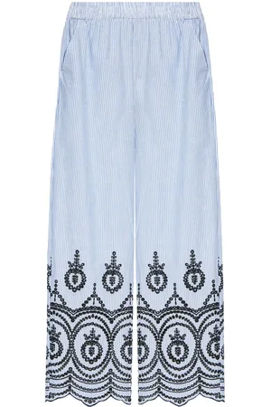 Munthe Pantaloni con ricamo