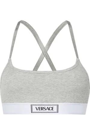 VERSACE Reggiseno con logo jacquard