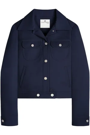 Courrèges Giacca Trucker con bottoni