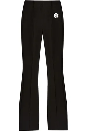 Kenzo Pantaloni Boke Flower 2.0 svasati con ricamo