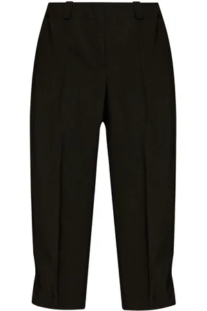 Kenzo Pantaloni crop con applicazione logo