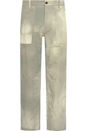 Norse projects Pantaloni dritti con effetto schiarito