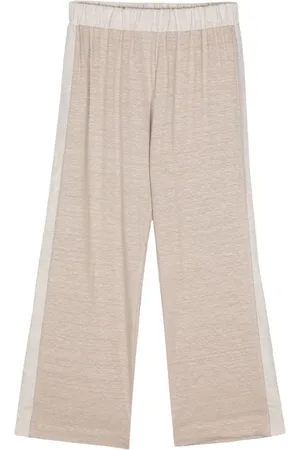 LE TRICOT PERUGIA Pantaloni crop m??lange