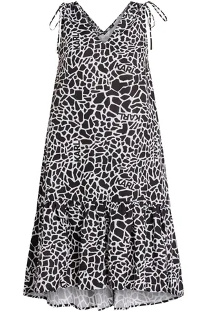 Karl Lagerfeld Abito midi con scollo a V