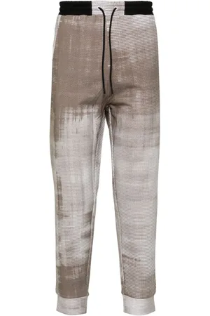 HUGO BOSS Pantaloni sportivi con stampa astratta