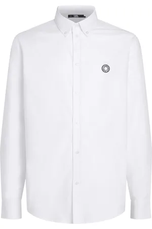 Karl Lagerfeld Camicia Oxford con logo