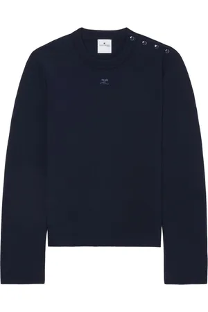 Courrèges Maglione con spalla a bottoni