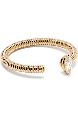 LEANDRA BAGS Anello Cabo in giallo 18kt con diamanti