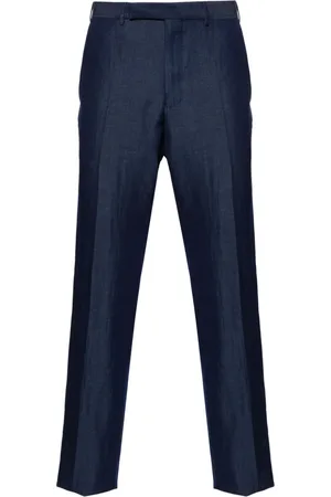 Ermenegildo Zegna Pantaloni dritti con pieghe