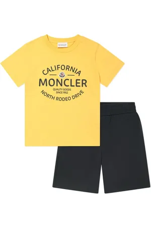 Moncler Set con shorts e stampa logo