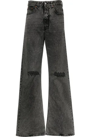 Maison Margiela Jeans dritti con applicazione