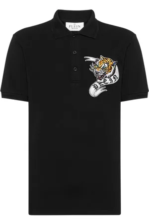 Philipp Plein Polo con applicazione