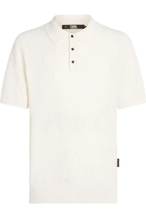 Karl Lagerfeld Polo con monogramma jacquard