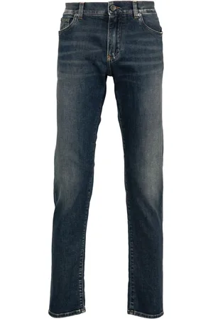Dolce & Gabbana Jeans slim con placca logo