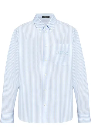 VERSACE Camicia Barocco Sea a righe