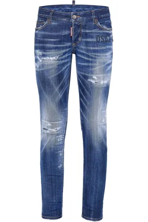 Dsquared2 Jeans skinny con effetto schiarito