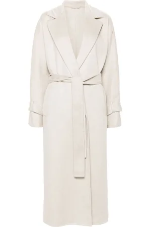 Brunello Cucinelli Cappotto midi con cintura